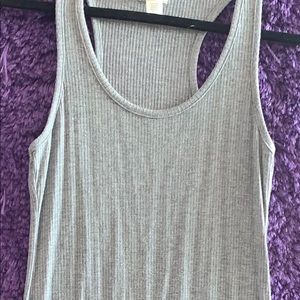 Grey fitted dress